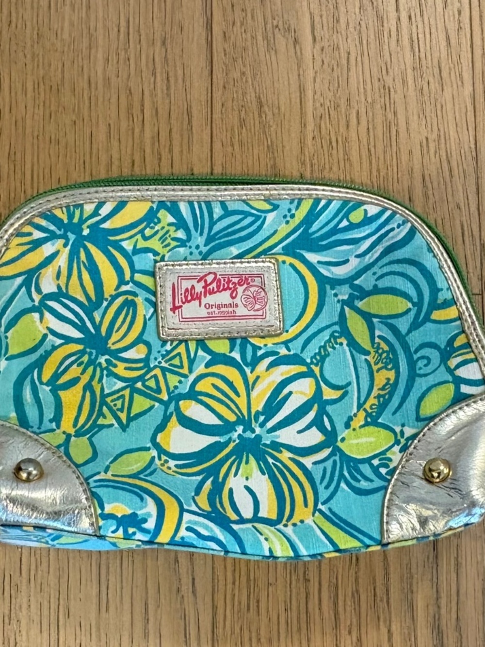 Lilly Pulitzer TriDelta make-up bag